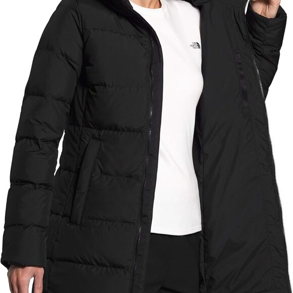 THE NORTH FACE WOMEN GOTHAM DOWN PUFFER PARKA Black size M, L, XL - Picture 3 of 8